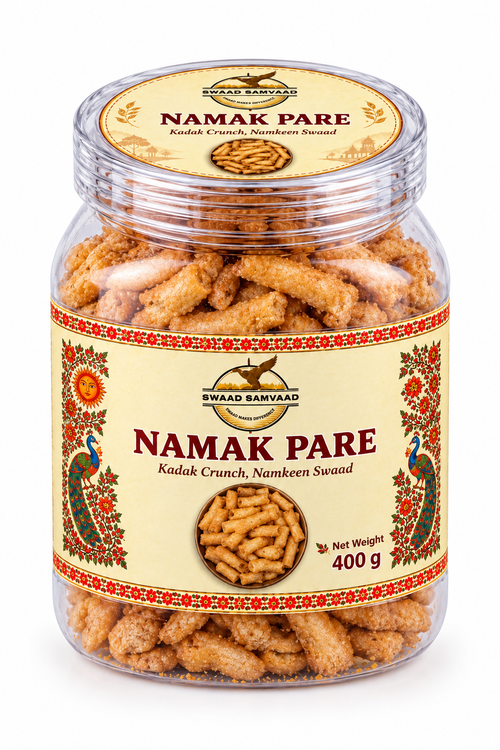 Combo Pack of 1 Gud Thekua 500g & 1 Namak Pare 400g