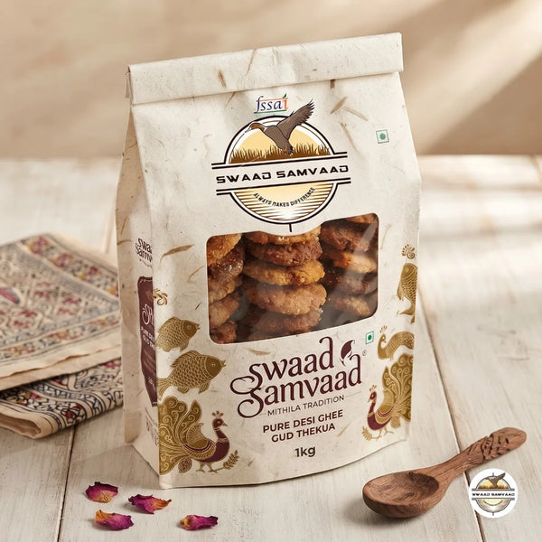 Pure Desi Ghee Gud Thekua 1 Kg