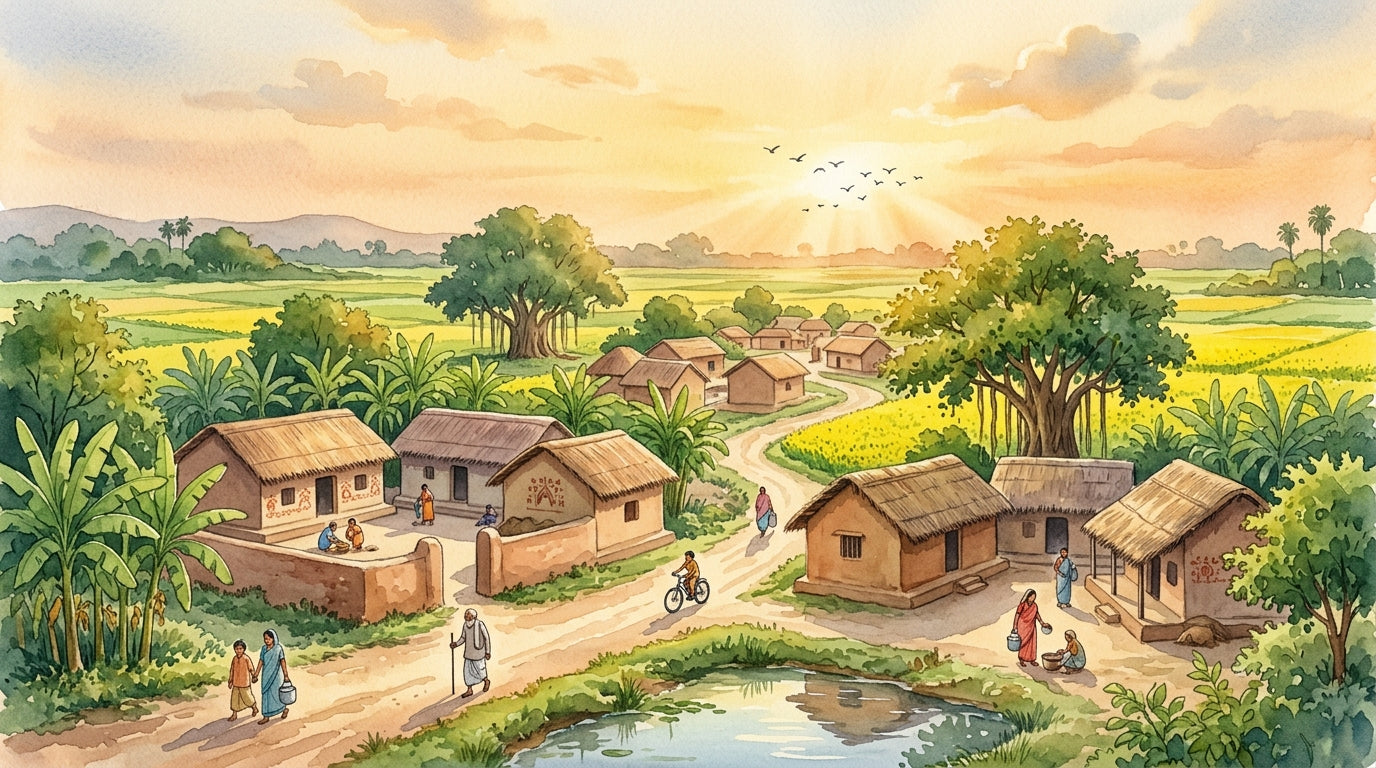 Mithila Village Landscape